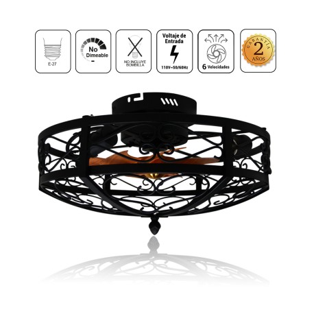 Ventilador de Techo Sobreponer JLV-02-6