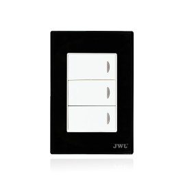 PLACA CON 3 INTERRUPTORES SENCILLOS