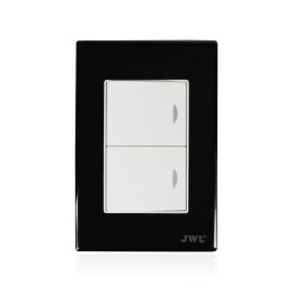 PLACA CON 2 INTERRUPTORES ESCALERA