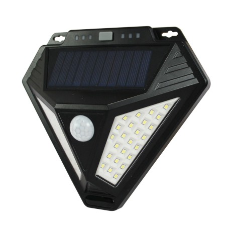 Luminaria solar con sensor de movimiento