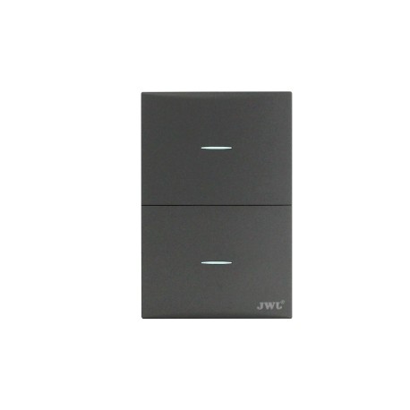 PLACA CON 2 INTERRUPTORES ESCALERA (JTL-G7706)