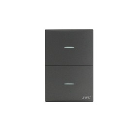 PLACA CON 2 INTERRUPTORES SENCILLOS (JTL-G7705)