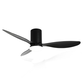 Ventilador de Techo Negro 3 aspas