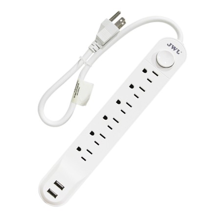 Multicontacto 6 entradas/ 2 USB- JMC-02