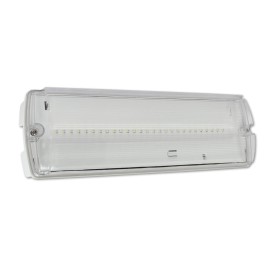 Lámpara de emergencia rectangular