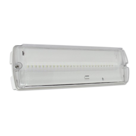 Lámpara de emergencia rectangular